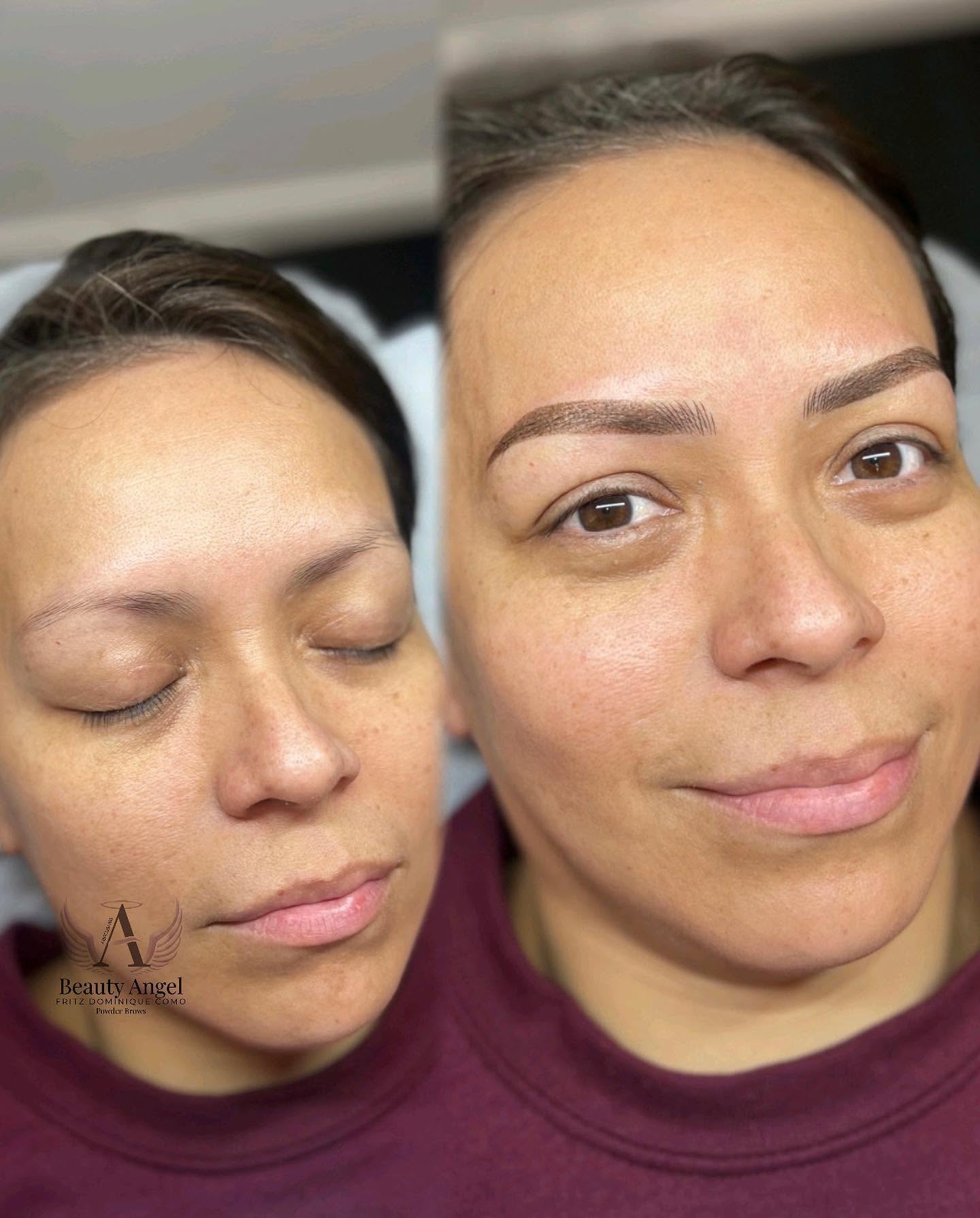 My combo brow work at Prima Beauty Lounge