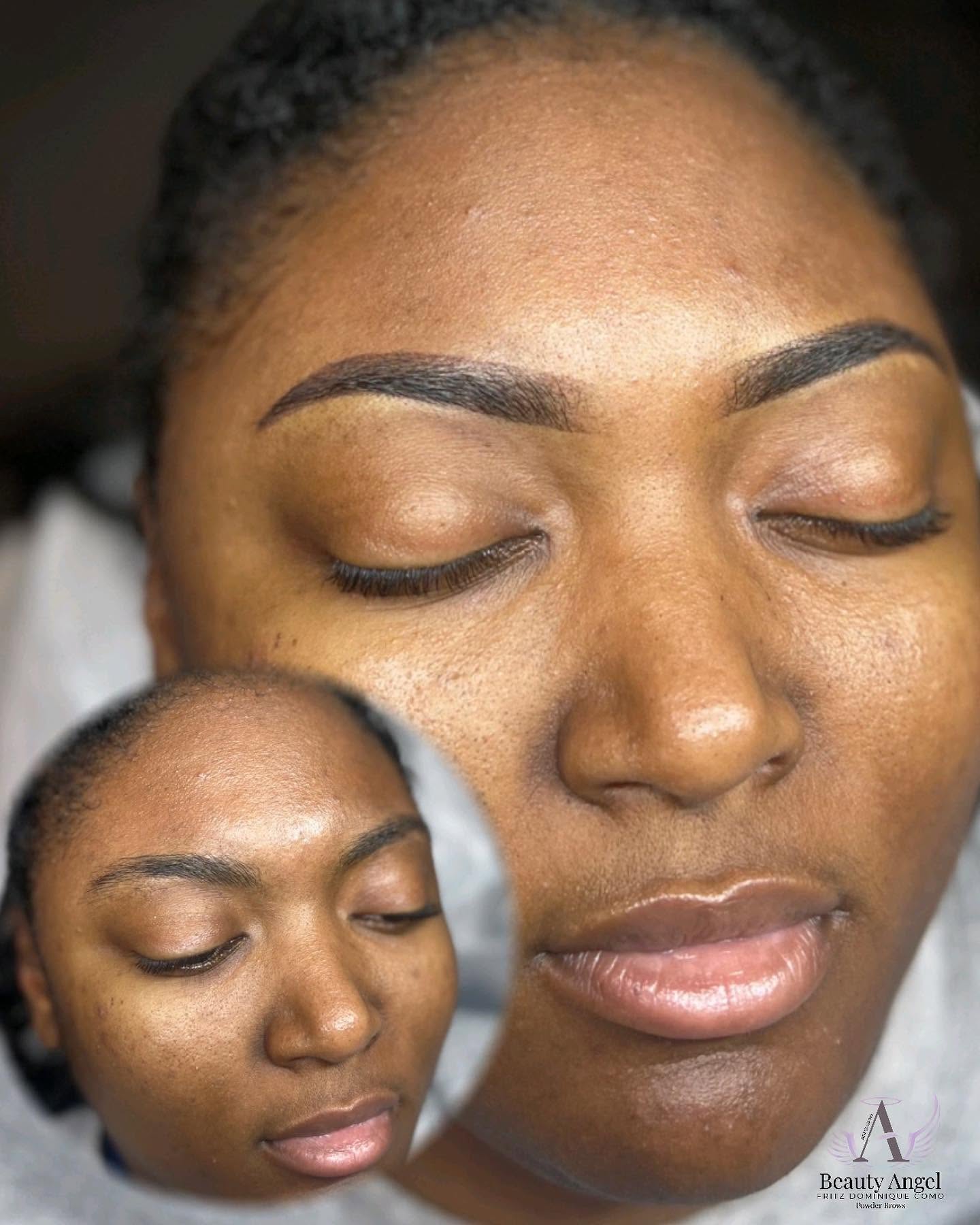 My ombré powder brow work at Prima Beauty Lounge