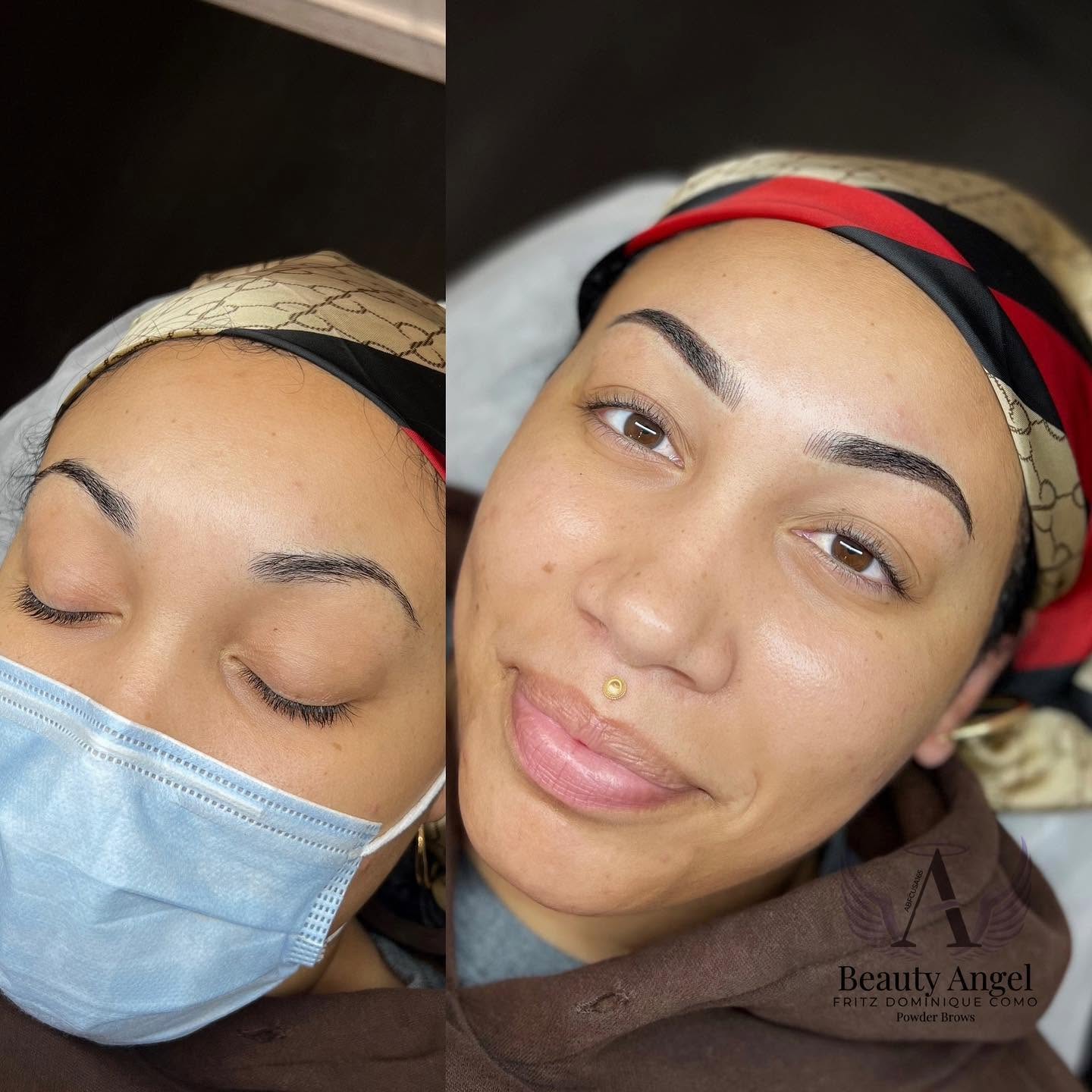 My combo brow work at Prima Beauty Lounge