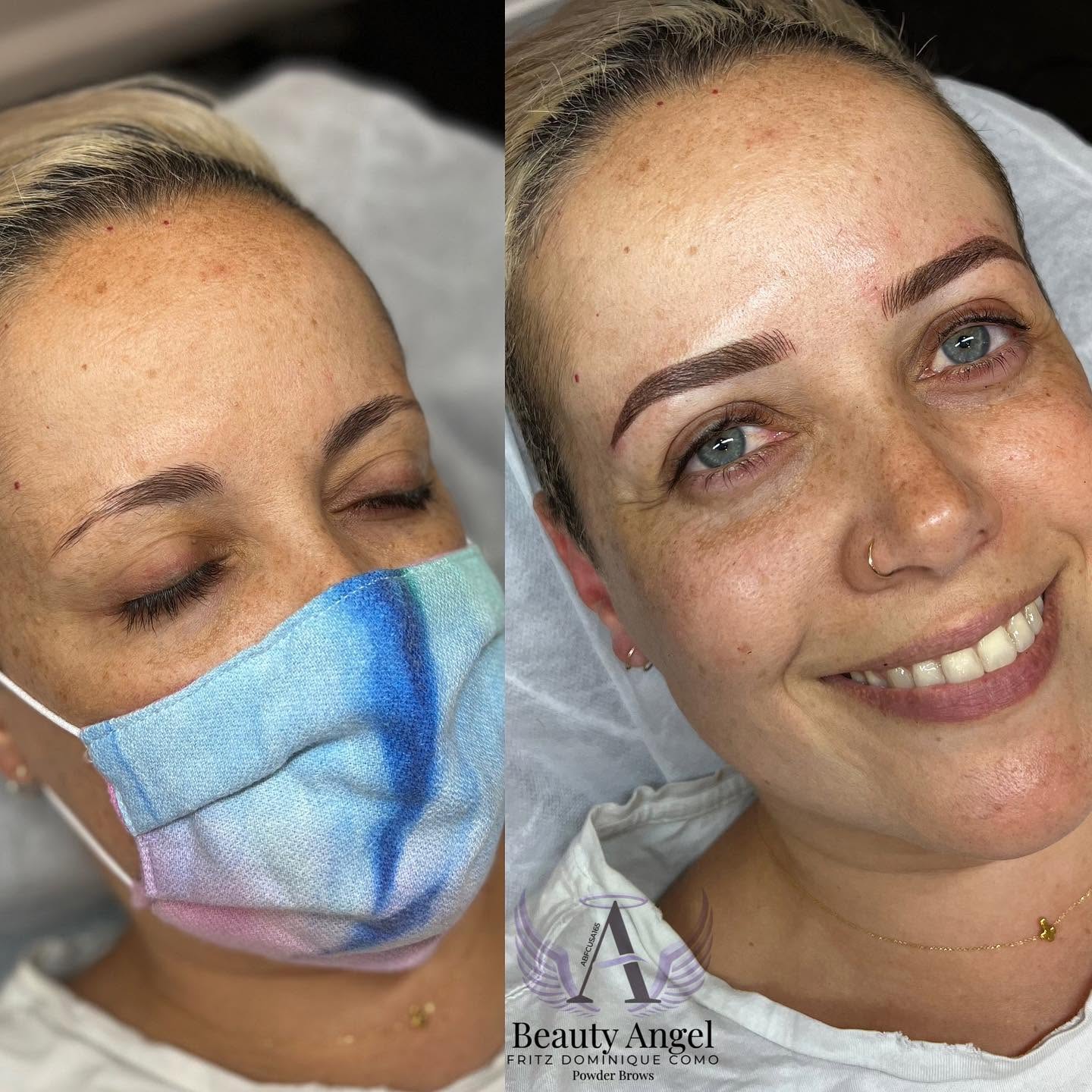 My combo brow work at Prima Beauty Lounge