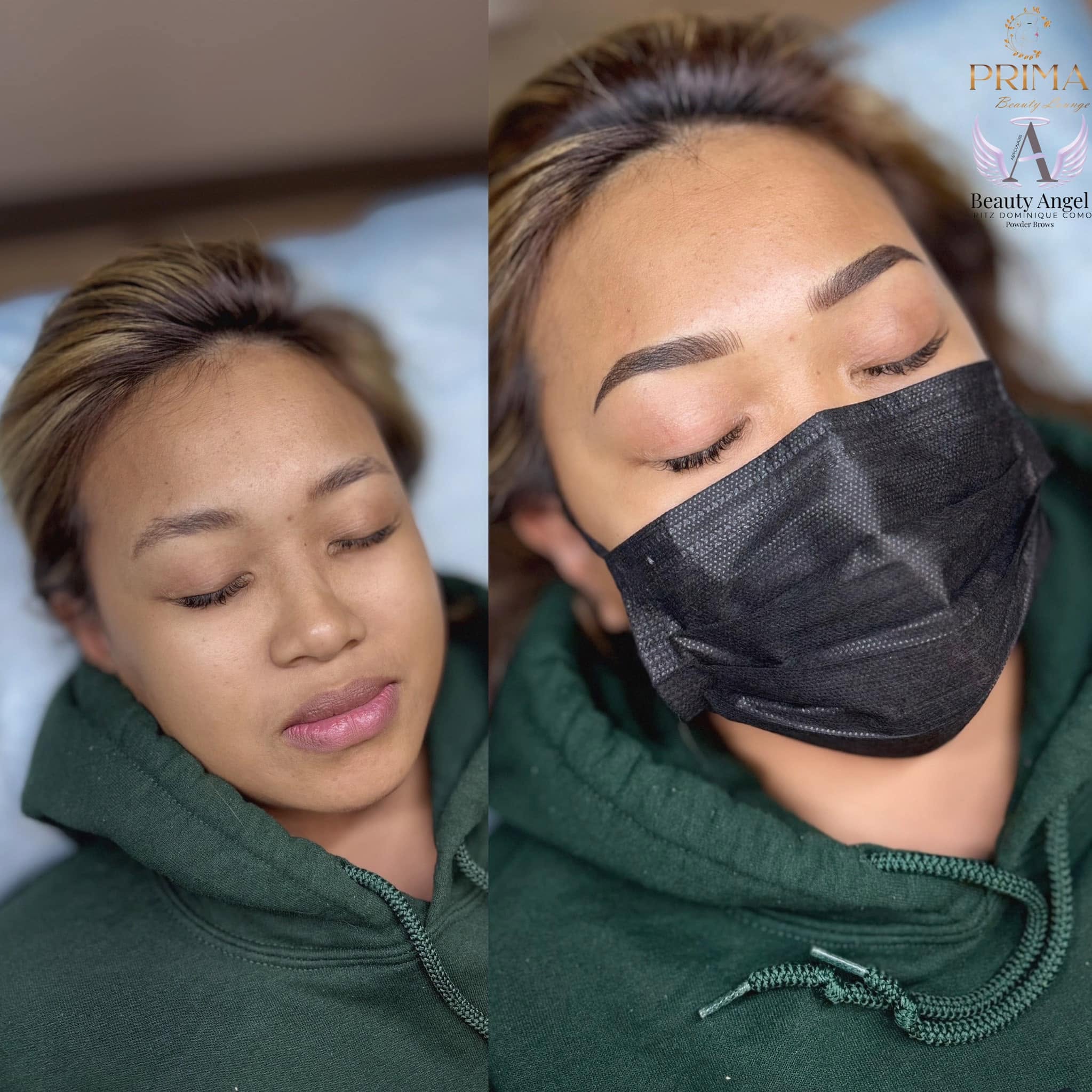 My combo brow work at Prima Beauty Lounge