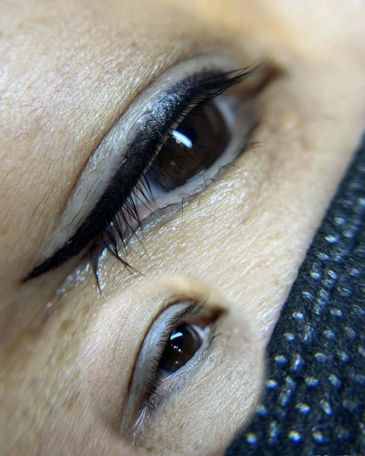 My winged eyeliner work at Prima Beauty Lounge