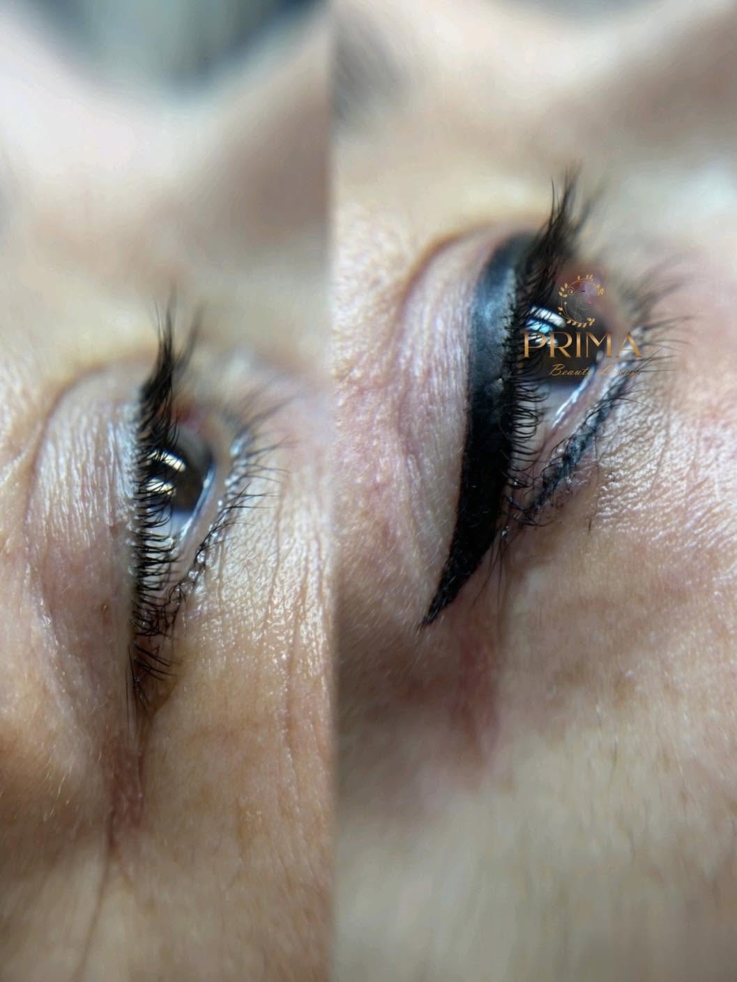 My winged eyeliner work at Prima Beauty Lounge