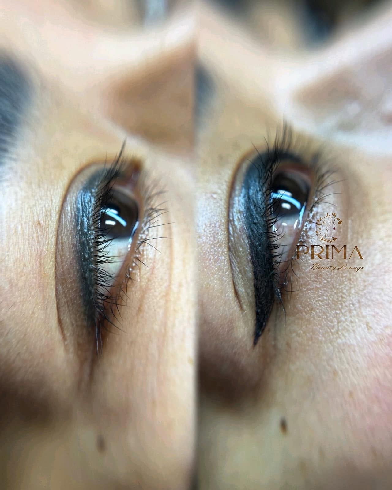 My winged eyeliner work at Prima Beauty Lounge